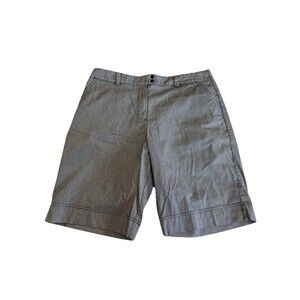 Tail Tech Women's Size 12 Pinstripe Golf Shorts Cuffed Hem EUC